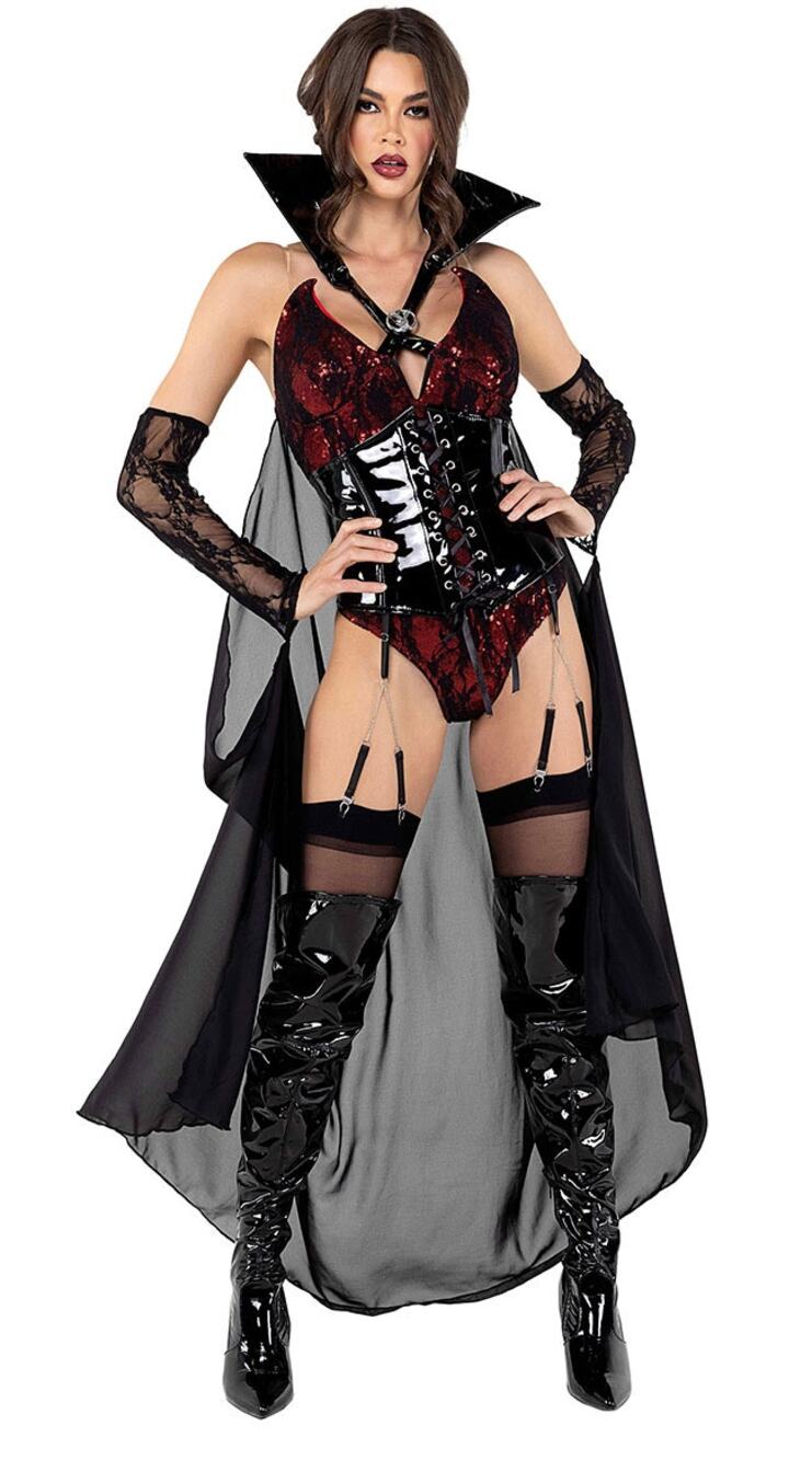 Playboy Bloodsucking Beauty Sexy Vampire Costume Size Small